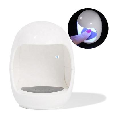 China Dropshipping ABS 3W LED Shape Timing Nail Phototherapy Machine USB Connector Lamp Mini Nail Lamp Nail Egg for sale