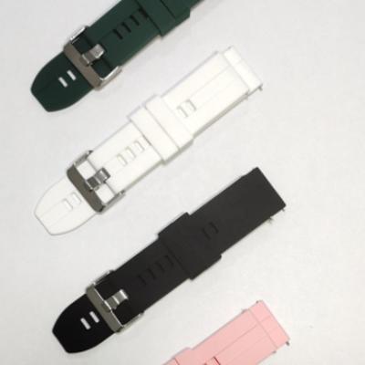 China Hot Sale 2022 Camouflage Silicone Rubber Watchband Skin Rubber Friendly Soft Material For Men Women 20mm To 44mm for sale