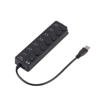 China Computer OEM With Switch 7 Port USB 3.0 Hub Hi-Speed ​​USB3.0 Hub USB3.0 Left 7 Port HUB MULTI for sale