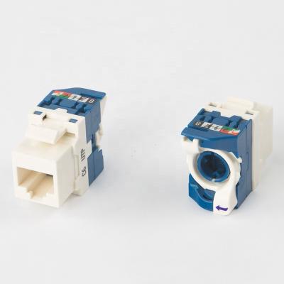 China Telecom communication 180 degree rj45 8p8c utp cat6 cat 6 trapezoidal jack rotating rotary rj 45 modular jacks for sale