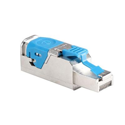 China TELECOM metal shielded cat 7 cat 6afast pcb quick connectors 8p8c cat6a cat7 cat8 free plug rj45 connector for sale