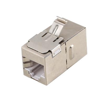 China Telecom communication shielded female I/O to female cat5e cat 6 cat6a keystone jack CAT6 rj45-rj45 modular jack for sale