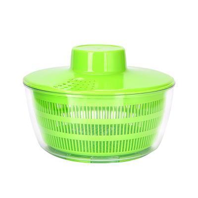 China Creative Multifunctional Plastic Vegetable Spinner Vegetable Dryer Salad Kitchen Tool Fruit Lettuce Toss Spinner for sale