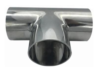 China DN8~DN250 Customizable  Stainless Steel  Pipe Tee Fitting T Type Pipe Branch for sale