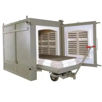 Cina High Temp Industrial Trolley Kiln Car Bottom Furnace Heat Treatment Machine 20kw in vendita