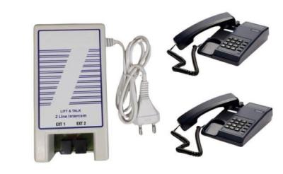 China AC 240 V Corded Intercommunication System 45W for sale