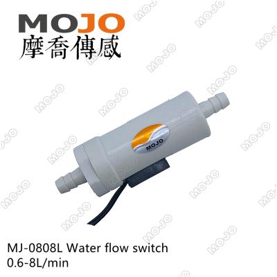 China MJ-0808L OD 8mm POM nylon and fiberglass food material water flow switch for sale