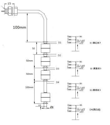 China MJ-10305-4SL 220Volt SUS316 Level Sensor Automation Sensors for sale