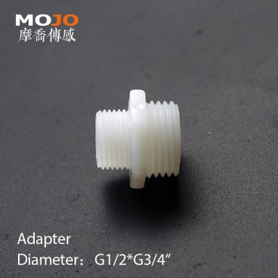 China MJ-G1/2xG3/4 Water Reducing Type Water Pipe Tube Connector Plastic Thread Double Nipple for sale