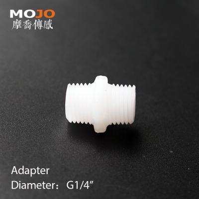 China MJ-G1/4xG1/4 Water Reducing Type Plastic Tube Connector Thread Double Nipple for sale