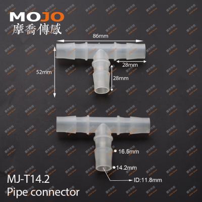 China MJ-T14.2 Water Tee Type One Barbed Type For ID14.2mm Tee Tube Connector for sale