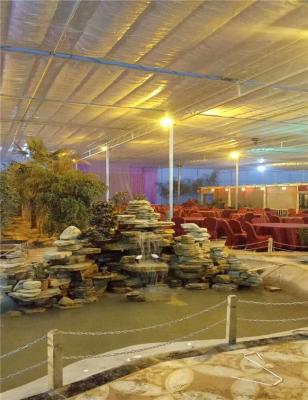 China commercial polycarbonate greenhouse for wedding /amusement /restaurant for sale