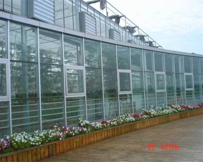 China steel structure and metal material plastic film covering arch Greenhouse Hydroponic Growing System for sale