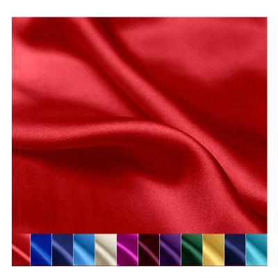 China Charmeuse silk fabric natural spandex silk fabric 19mm elastic organic silk fabric satin for sale