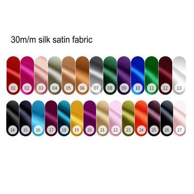 China Free Shipping 30mm China Organic Silk Fabric Crepe Satin Heavy Silk Fabric 114cm for sale