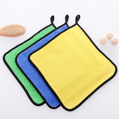 China Premium Double Side 500gsm Plush Viable And Super Absorbent Microfiber Affecting Clay Car Cleaning Towel Cloth for sale