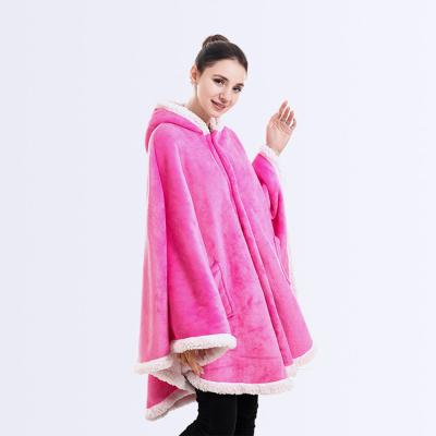 China PORTABLE knitted loose oversized hoodie pink color hoodies solid oversized pullover unisex pullover hoodie for sale