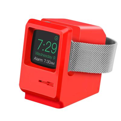 China Computer Design Silicone Dock Charging Station Organizer for Apple Watch Computer for sale