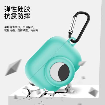 China Silicone Airtag and Air Pro Pods Two-in-One Protective Sleeve Holder Case for sale