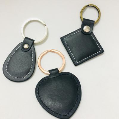 China Waterproof/waterproof keyfob ABS RFID 125KHz TK4100 key chain key fob customized RFID leather key fob for access control system for sale