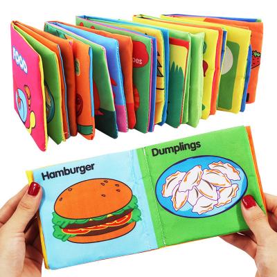 China Teaching Learning Toy Cloth Cloth Books Handmade Baby Memory Felt Funny Gift Toy Toddler Cloud Cloth Book Educational for Babies Custom for sale