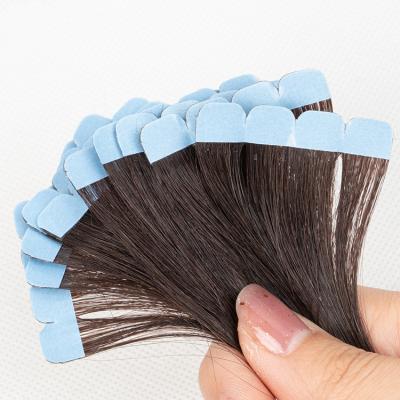 China 100% Virgin Hair Bundles Premium Invisible Natural European Russian Skin Weft 30 Inch Remy Mini Virgin Hair Tape 100 In Hair Extensions for sale