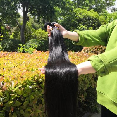 China 9A Silky Straight Virgin Human Hair Double Layers Natural Malaysian Straight Virgin Hair Weave Silky Straight Virgin Hair for sale