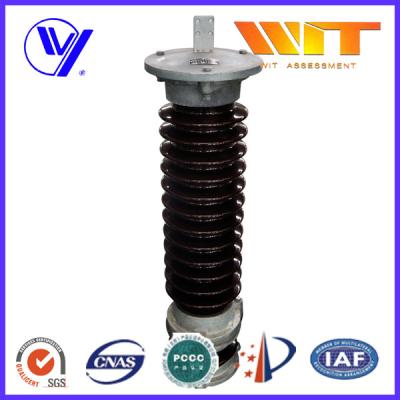 China 51KV Electrical Porcelain Housed Metal Oxide Lightning Arrester With ZnO Varistor for sale