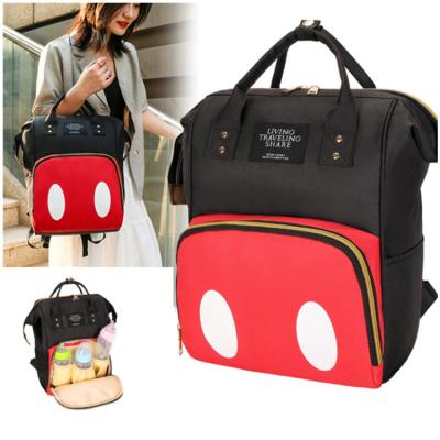 China Custom Backpack Fashion Print Backpack Diaper Bag Kids Diaper Bag For Mom Te koop