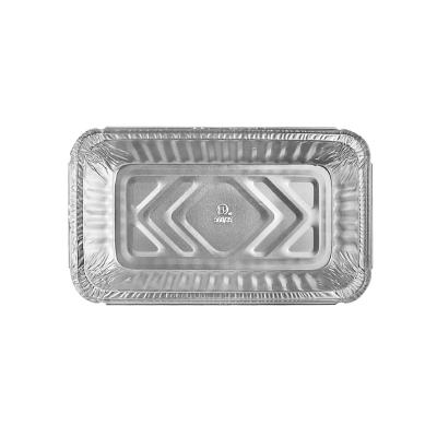 China Baking 560/35-FI Customized Aluminum Foil For Food Packaging 560ml Disposable Aluminum Foil Food Container for sale