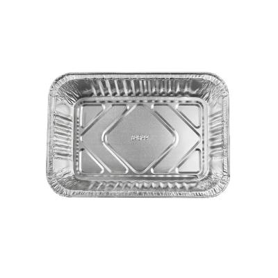 China 848/44-SF Aluminum Foil Pan 8011 Food Foil Baking Disposable Container With Lid 900ml for sale