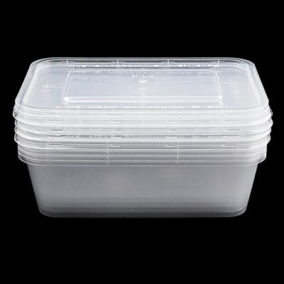 China New Disposable Clear Plastic Disposable Containers Take Away Food Boxes Plastic Container For Packaging for sale