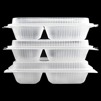 China Factory Price Cheap Plastic Box 750ml Disposable Take Out Food Containers With Lid OEM for sale