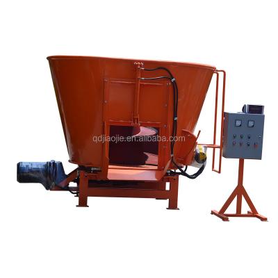 China TOMORROW Farms Sedentary Feed Mixer Vertical Sedentary Feed Mixer For Goat Or Cattle for sale