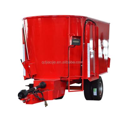 China Farms Vertical Trailed Type Tomorrow's Big Mixer Feeder 16 m3 For Tractor for sale