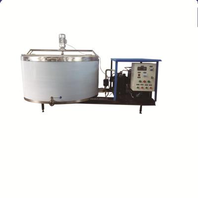 China Sanitary Milk Cooling Tank 304 Stainless Steel Raw Milk Cooling Tank for sale