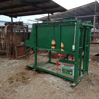 China Livestock Equipment Cheap Price Steel Pipe Hoof Trimming Machine For Cow Cattle for sale