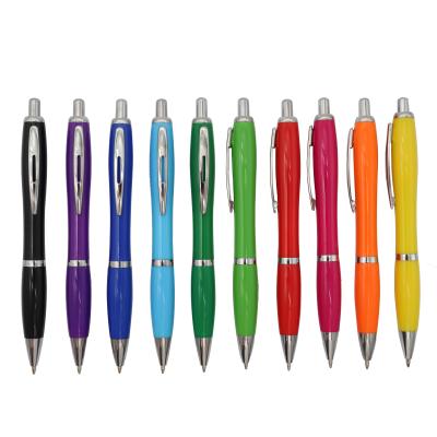 China Pen Plastic promotional ballpen the curvy pen cheap promotional pen for sale