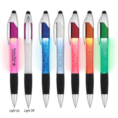 China Crystal Led CE Certified Promotional Crystal Led Pen , Light Pencil for sale