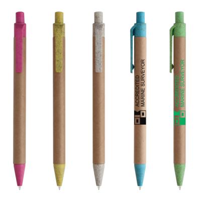 China Guanghua Eco Friendly Ballpoint Pen Factory Price, Promotional Eco Friendly Paper Ballpoint Pen for sale