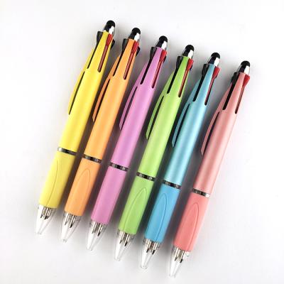 China Promotional Pen 4 Color Ink Ballpoint Pen, Multi Color Ballpoint Pen with Factory Price for sale