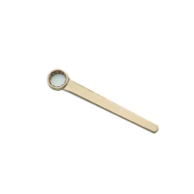 China Low Price China Manufacture Non Sparking Non Sparking Tools Beryllium Copper 14mm Ring End Wrench Single Socket Wrench for sale