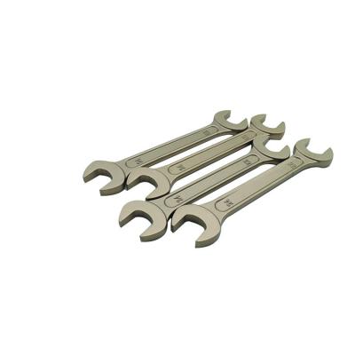 China Al-Br Nonsparking Aluminum Bronze Open End Double Wrench 9pcs Sets for sale