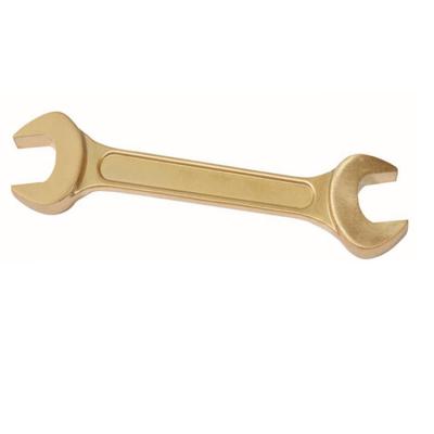 China Manufacturer 10*12 Anti Sparking Non Sparking Double Open Ended Wrench Aluminum/Beryllium Copper Bronze Alloy OEM Fix Wrench for sale