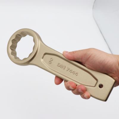 China Flammable and Explosive Locations 4-1/2inch Sparking Non-Trimming Ring Wrench Copper Beryllium 425 millimeters for sale