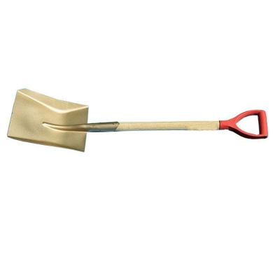 China al-br china supply safety tool wholesale brass non spark flat square shovel for sale