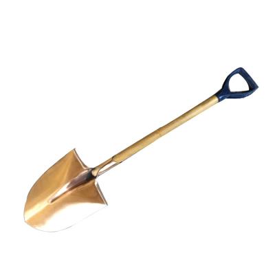 China Aluminum Bronze Alloy OEM Non Sparking Beryllium Copper Round Point Shovel for sale