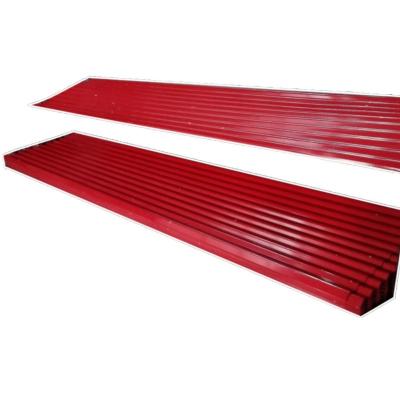 China Corrugated roof / construction ppgi prepainted color coated sheet metal roofing material corrugated steel for sale