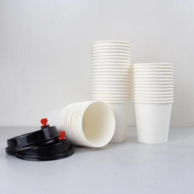 China Free Sample Maker Paper Packaging Cup 1/2 Recyclable Paper Coffee Cups For Takeaway Coffee Accessories Food Candy Packaging Gua 1pcs for sale