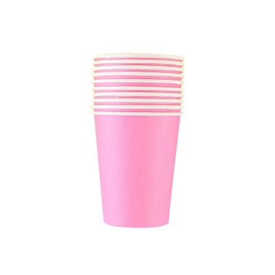 China 8 12oz Recyclable Custom Ice Cream Wrapper Cake Cups For Hot Drinks Cups Coffee Cupcake Paper Cup With Lid Logo for sale